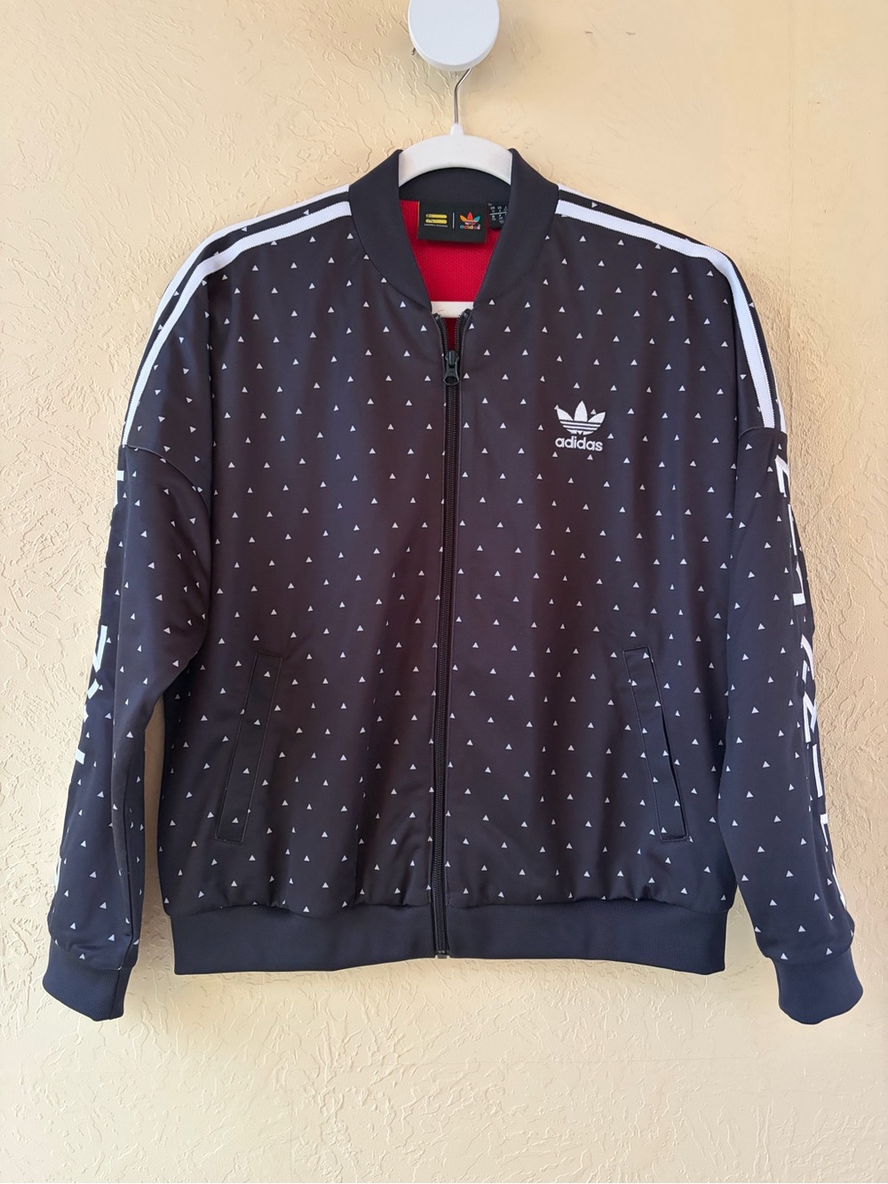 Adidas x Pharrell Williams Human Race White Triangles Track Jacket
